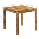 Spisebord Heltre Mango 82X80X76 Cm