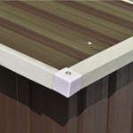 Hageskjul 257X489X181 Cm Metall Brun