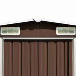 Hageskjul 257X580X181 Cm Metall Brun