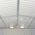 Hageskjul 257X580X181 Cm Metall Brun