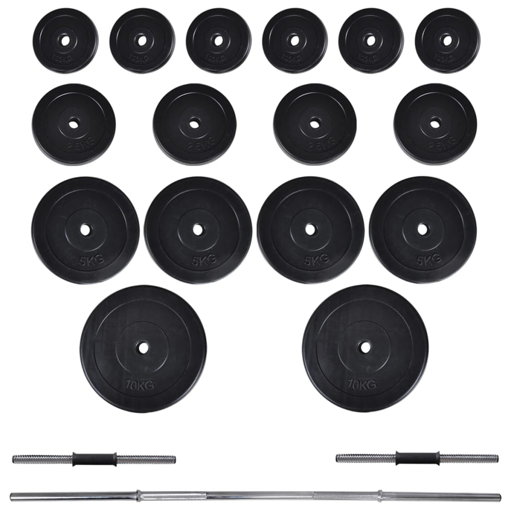 Treningstårn Med Vektstang- Og Manualsett 60,5 Kg