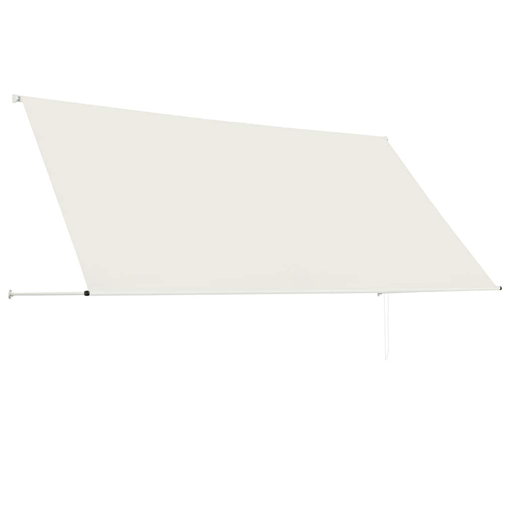 Uttrekkbar Markise 300X150 Cm Kremhvit