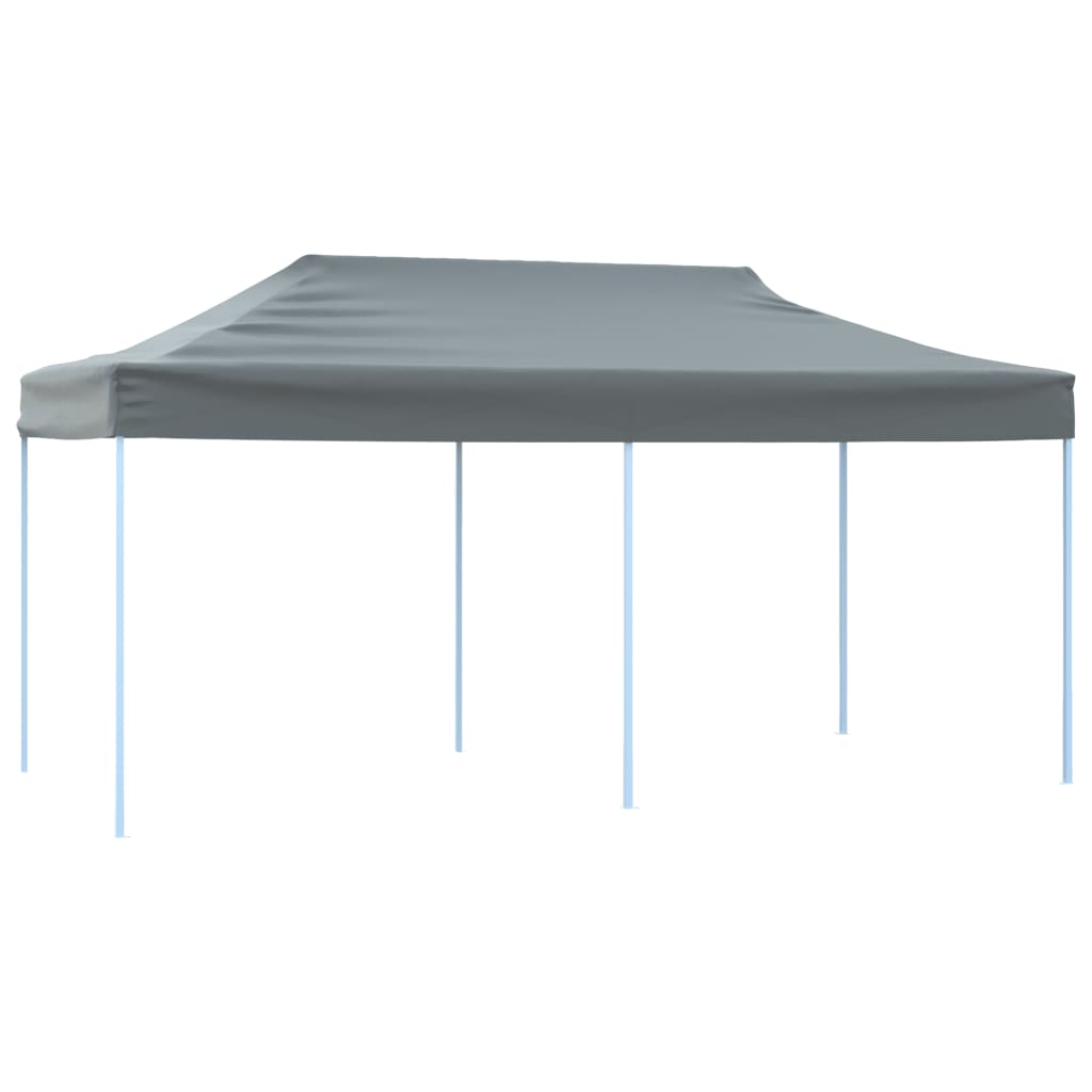 Foldbart Popup Festtelt Med Sidevegger 3X6 M Antrasitt
