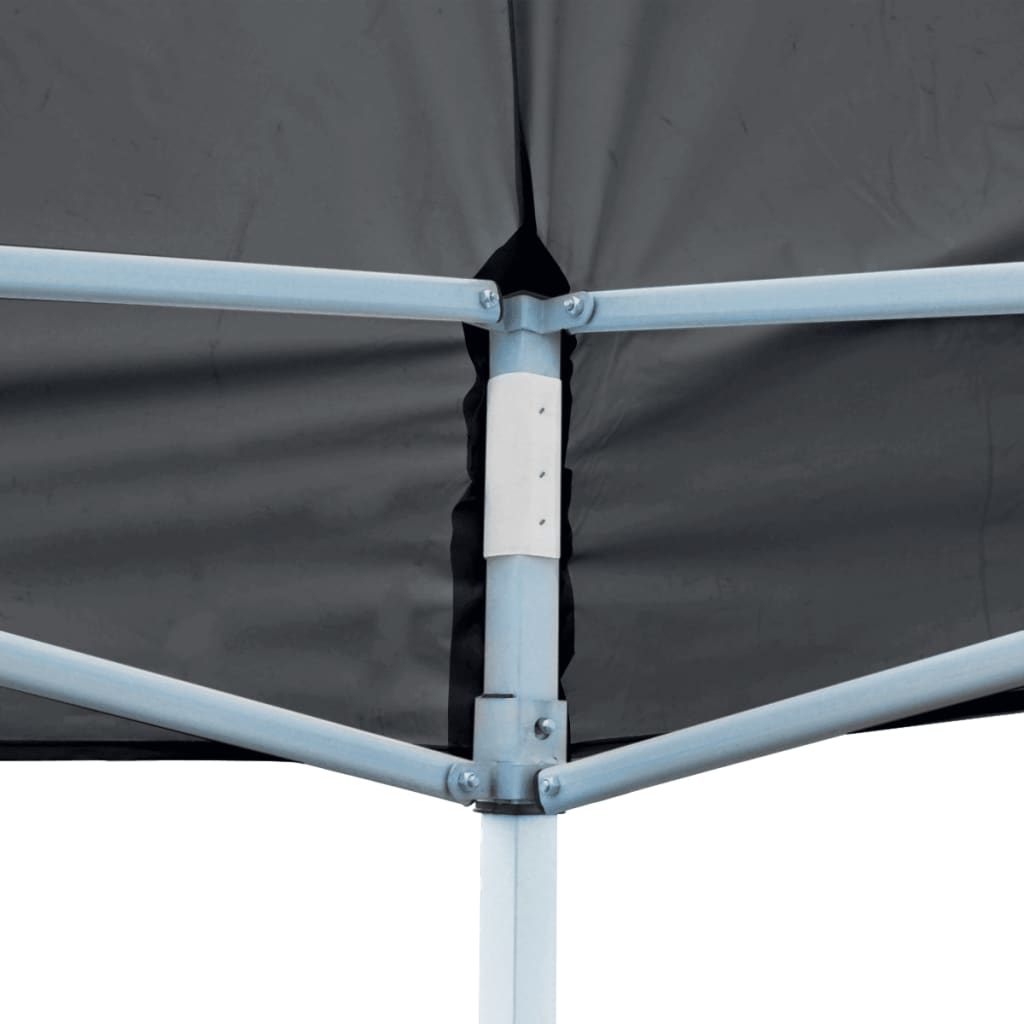 Foldbart Popup Festtelt Med Sidevegger 3X6 M Antrasitt