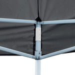Foldbart Popup Festtelt Med Sidevegger 3X6 M Antrasitt