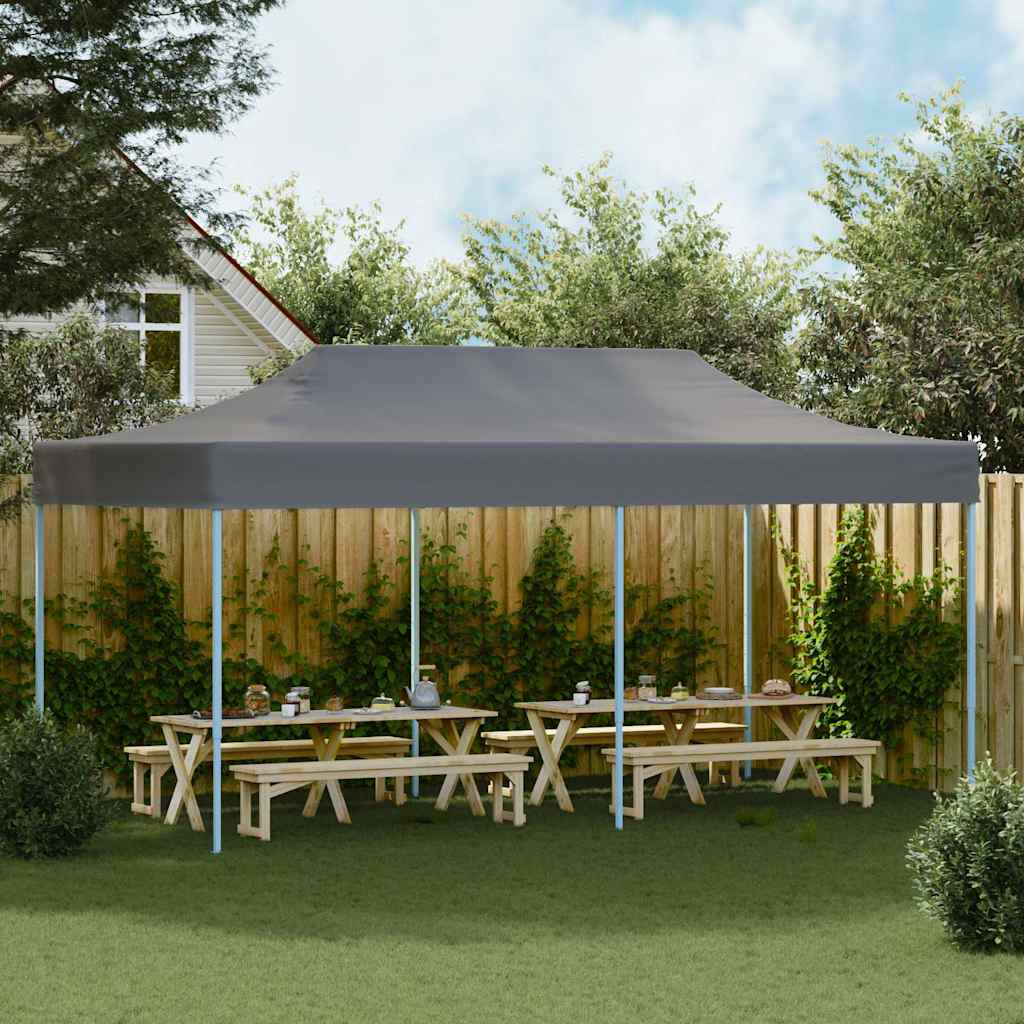 Foldbart Popup Festtelt 3X6 M Antrasitt