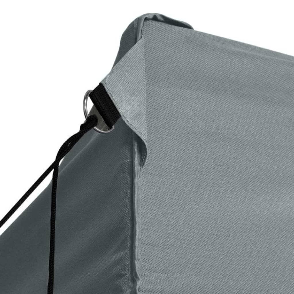 Sammenleggbart Telt Popup Med 4 Sidevegger 3X4,5 M Antrasitt