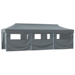 Sammenleggbart Festtelt Popup Med 8 Sidevegger 3X9 M Antrasitt