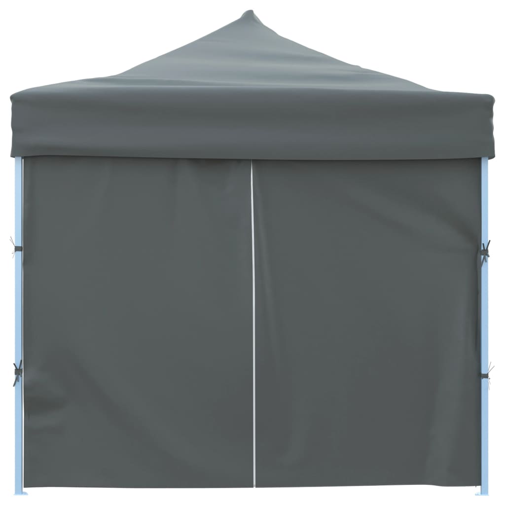 Sammenleggbart Festtelt Popup Med 8 Sidevegger 3X9 M Antrasitt