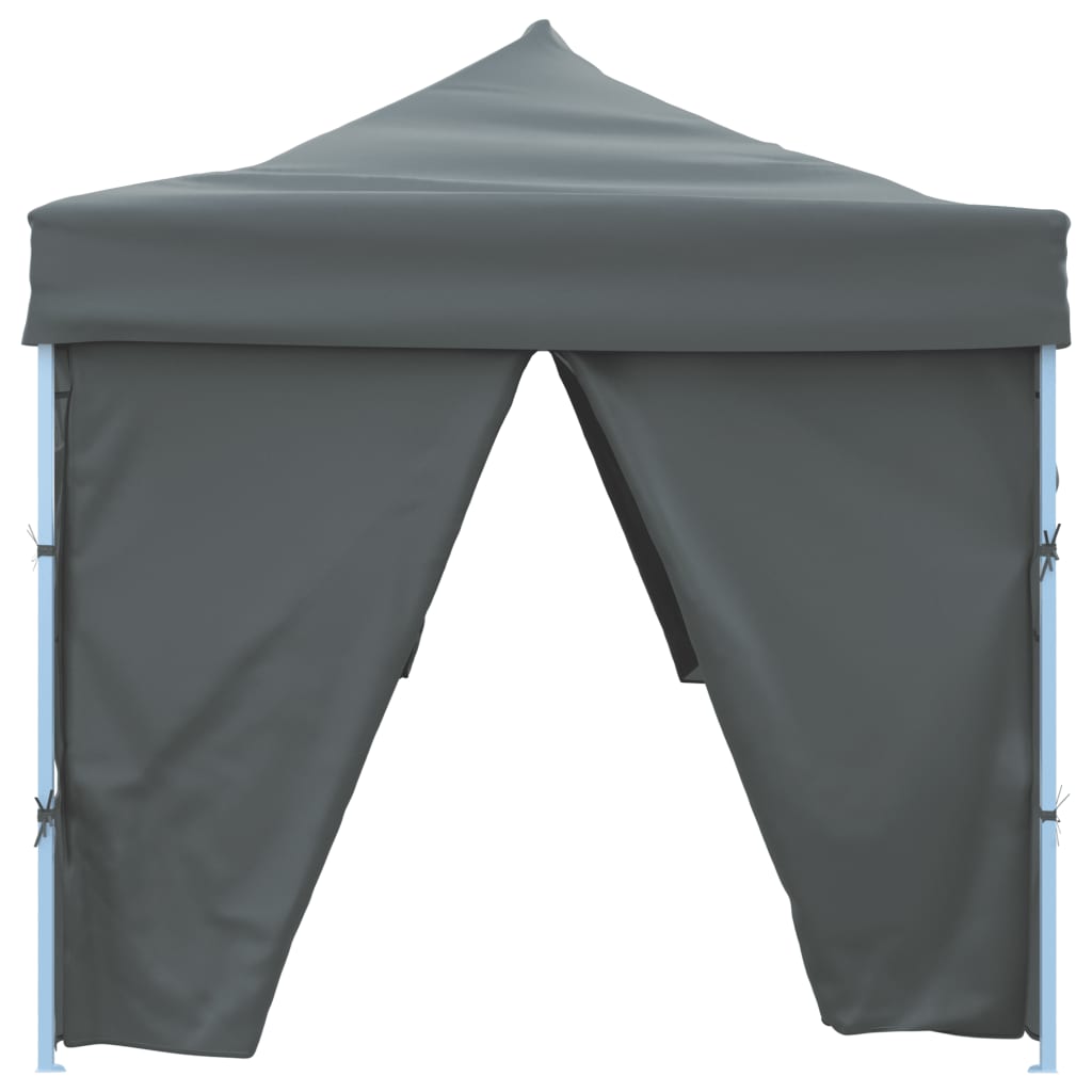 Sammenleggbart Festtelt Popup Med 8 Sidevegger 3X9 M Antrasitt