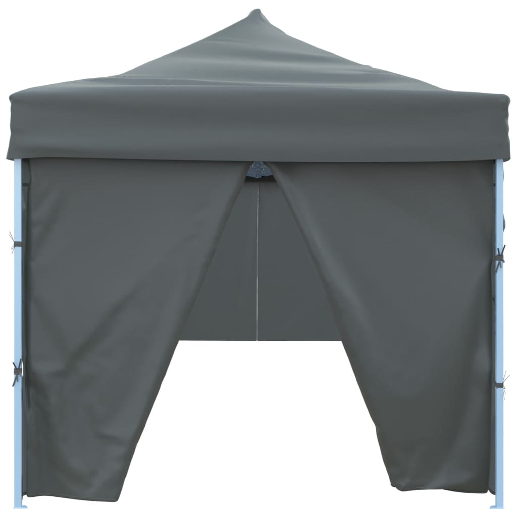 Sammenleggbart Festtelt Popup Med 8 Sidevegger 3X9 M Antrasitt