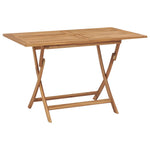 Sammenleggbart Hagebord 120X70X75 Cm Heltre Teak