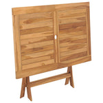 Sammenleggbart Hagebord 120X70X75 Cm Heltre Teak