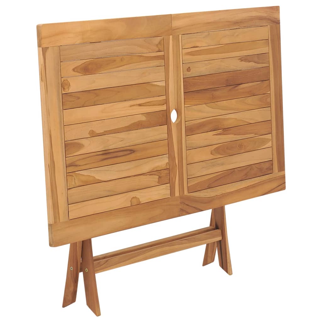 Sammenleggbart Hagebord 120X70X75 Cm Heltre Teak