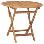 Sammenleggbart Hagebord 85X76 Cm Heltre Teak