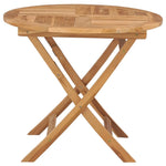 Sammenleggbart Hagebord 85X76 Cm Heltre Teak
