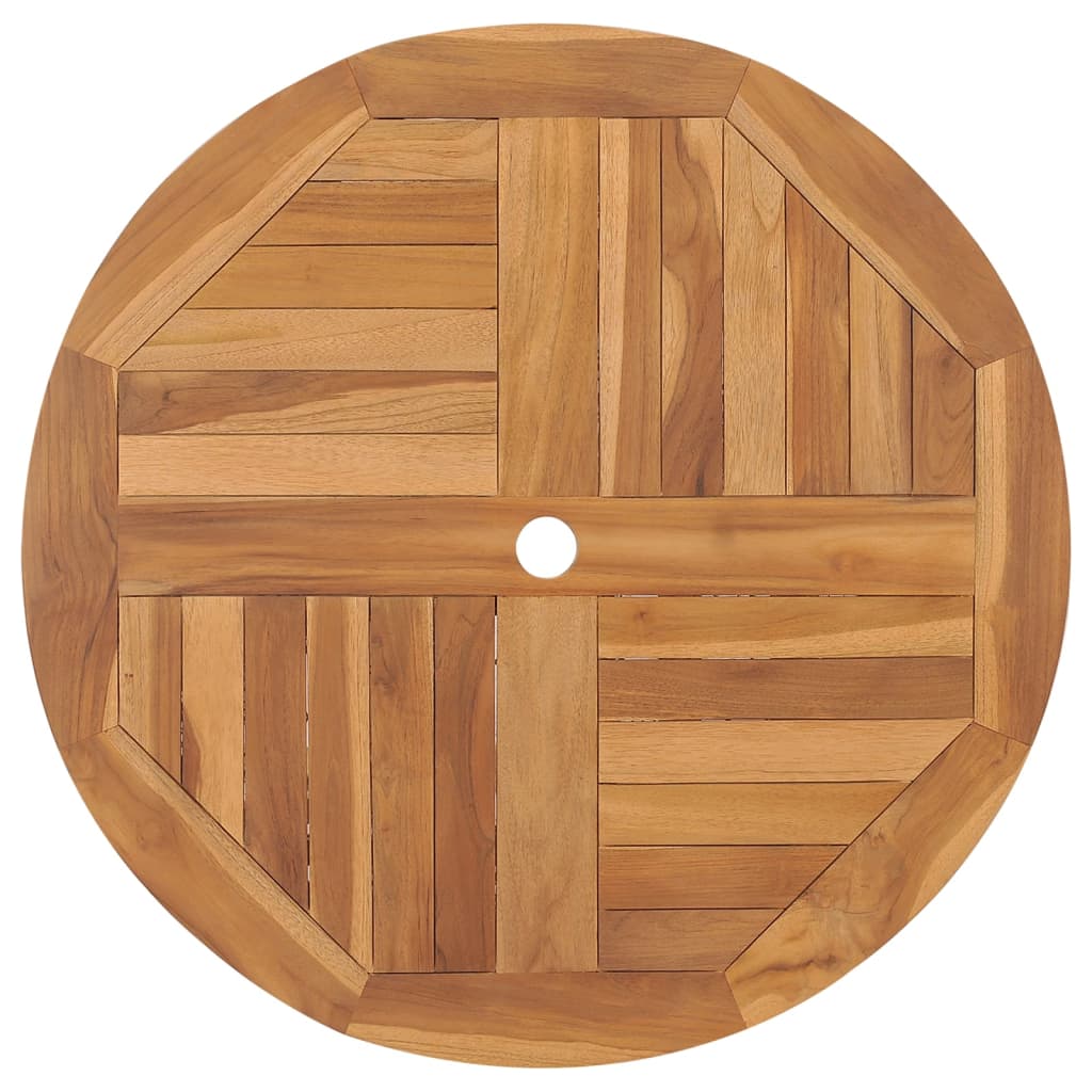Sammenleggbart Hagebord 85X76 Cm Heltre Teak