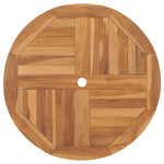 Sammenleggbart Hagebord 85X76 Cm Heltre Teak
