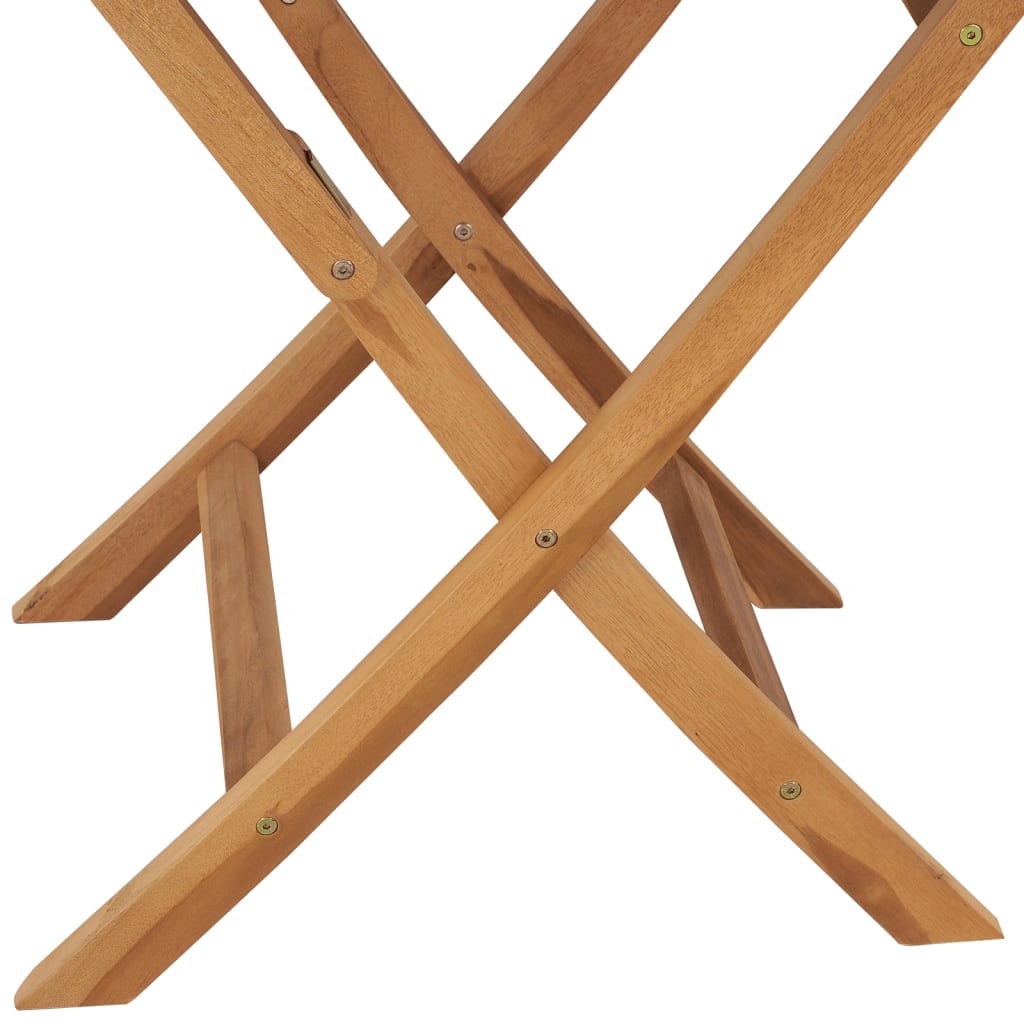 Sammenleggbart Hagebord 85X76 Cm Heltre Teak