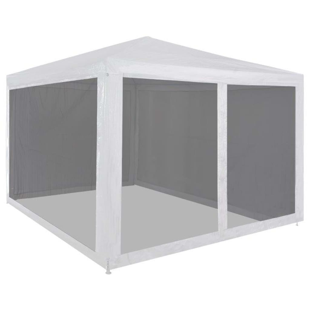 Festtelt Med 4 Sidevegger Av Netting 3X3 M