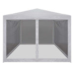 Festtelt Med 4 Sidevegger Av Netting 3X3 M