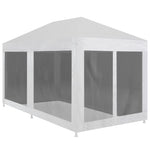 Festtelt Med 6 Sidevegger Av Netting 6X3 M