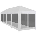 Festtelt Med 10 Sidevegger Av Netting 12X3 M