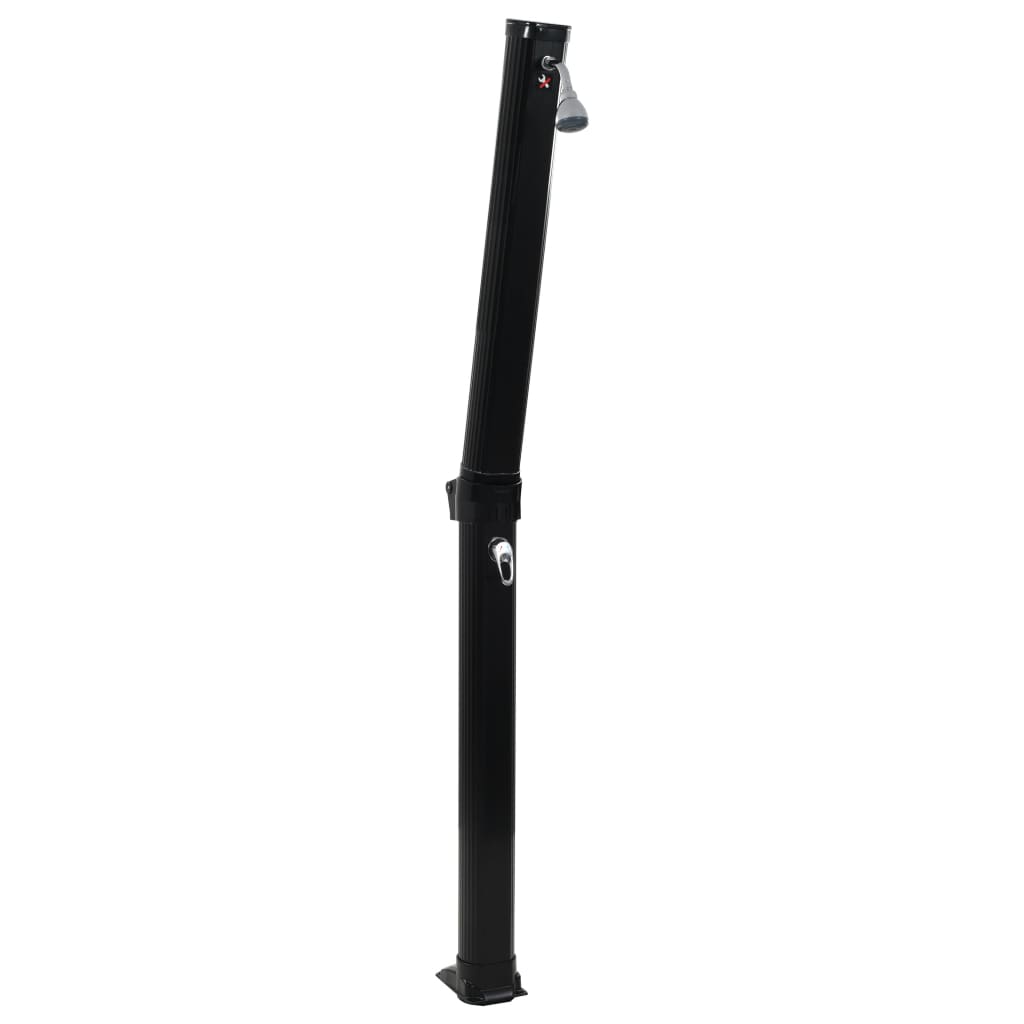 Sammenleggbar Soldusj Svart 214 Cm 23 L