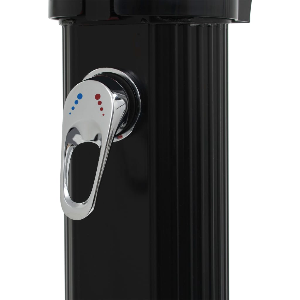 Sammenleggbar Soldusj Svart 214 Cm 23 L