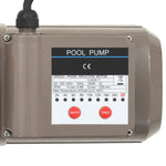 Bassengpumpe Med Tidsur Svart 0,25 Hp 8000 L/T