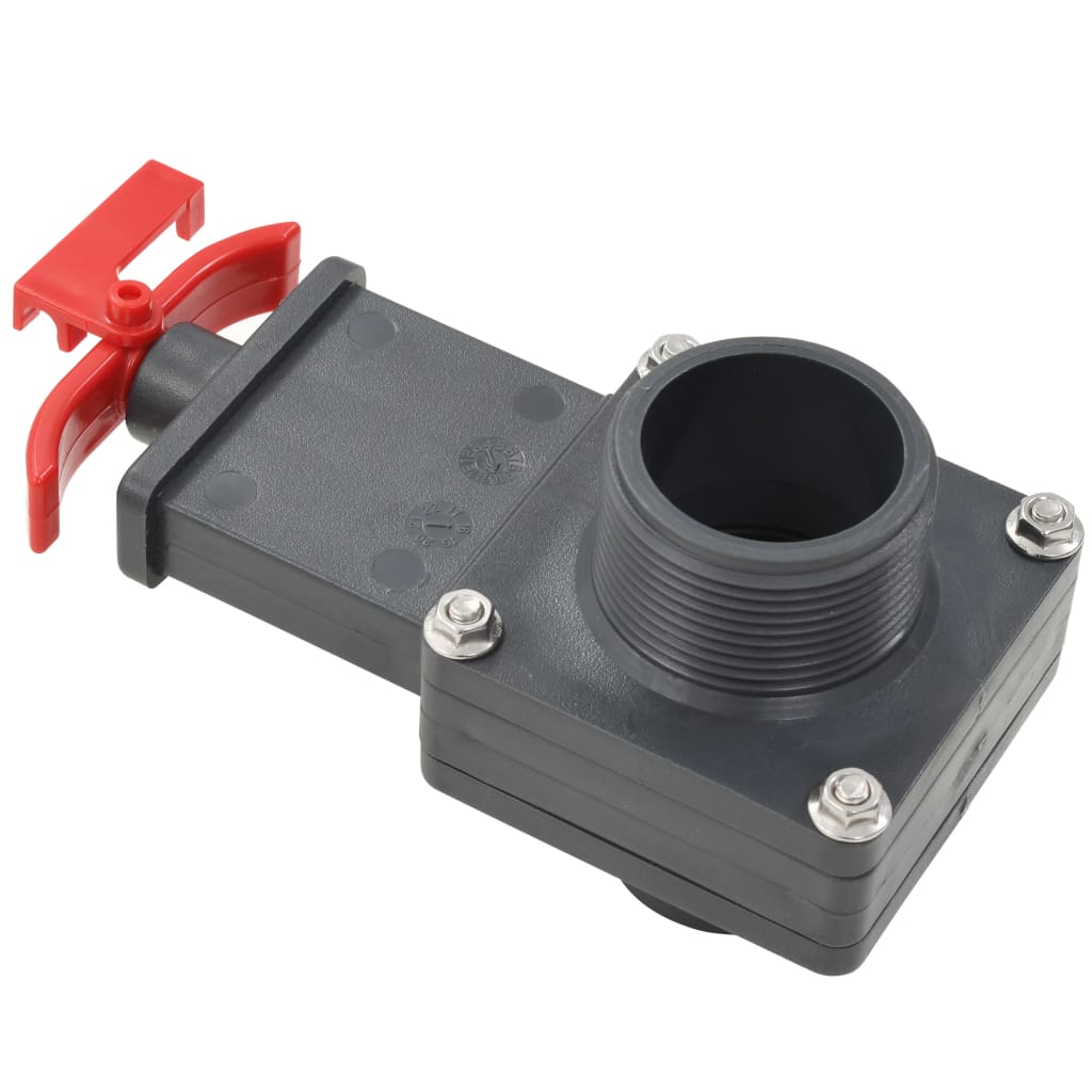 Bassengportventil 2 Stk 1,5&quot;