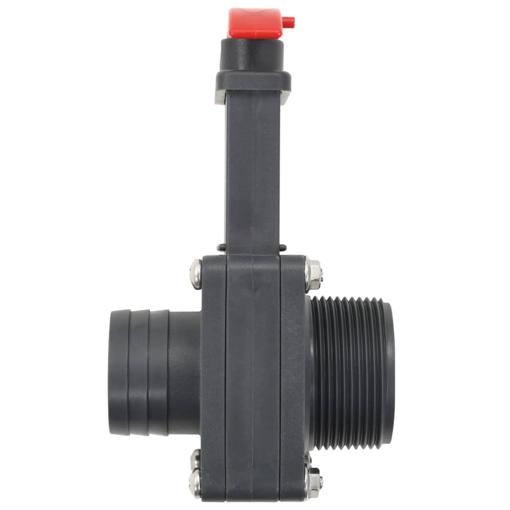 Bassengportventil 2 Stk 1,5&quot;