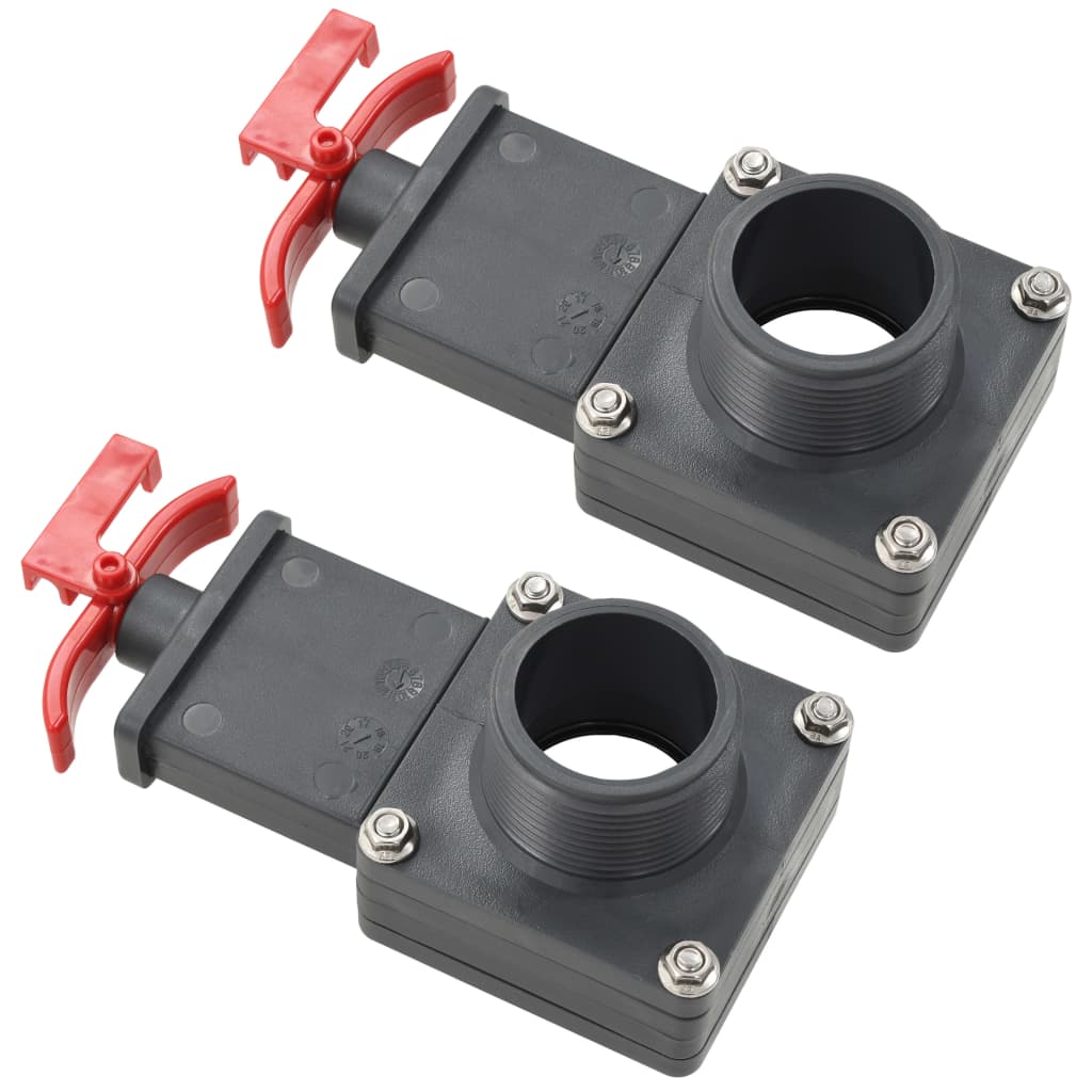 Bassengportsventil 2 Stk 1,5&quot;