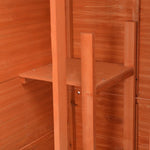 Hageskjul 71X60X213 Cm Tre