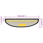 Trappematte Antrasitt 15 Stk 56X17X3 Cm
