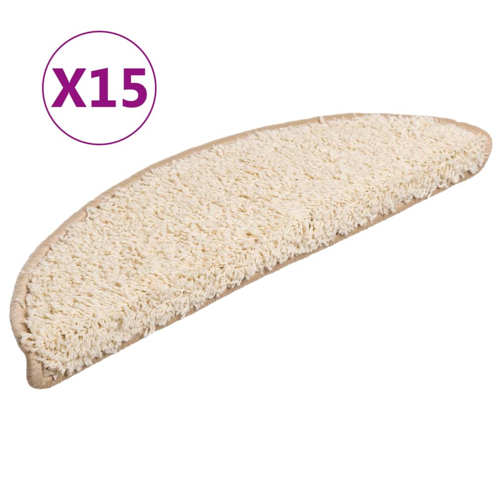 Trappetrinnstepper 15 Stk Krem 56X17X3 Cm