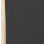 Romdeler 4 Paneler Grå 160X170X4 Cm Stoff