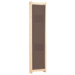 Romdeler 3 Paneler Brun 120X170X4 Cm Stoff