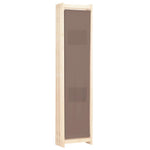 Romdeler 6 Paneler Brun 240X170X4 Cm Stoff