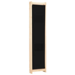 Romdeler 3 Paneler Svart 120X170X4 Cm Stoff