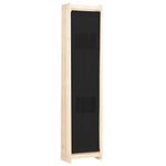 Romdeler 6 Paneler Svart 240X170X4 Cm Stoff
