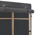 Garderobeskap 3 Etasjer Grå 79X40X170 Cm Stoff