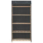 Garderobeskap Grå 79X40X170 Cm Stoff