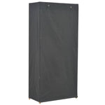 Garderobeskap Grå 79X40X170 Cm Stoff