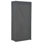 Garderobeskap Grå 79X40X170 Cm Stoff