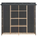 Garderobeskap Grå 173X40X170 Cm Stoff