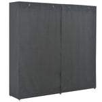 Garderobeskap Grå 173X40X170 Cm Stoff