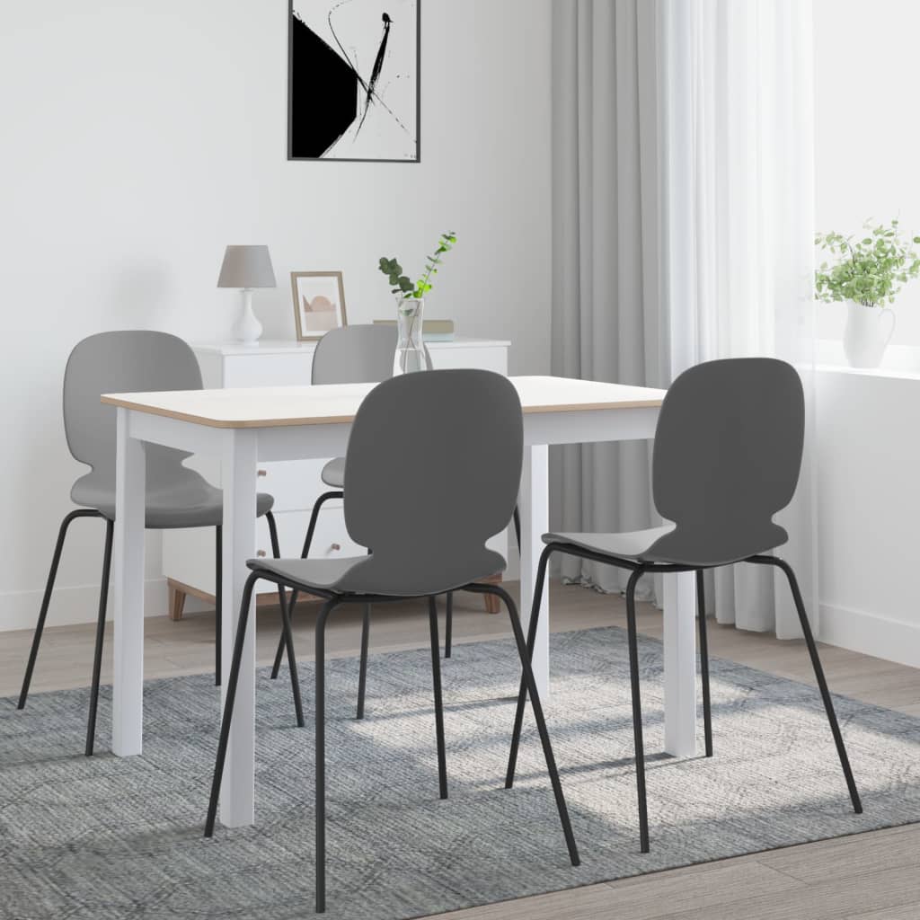 Spisebord Hvit Og Brun 114X71X75 Cm Heltre Gummitre