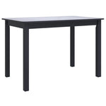 Spisebord Svart 114X71X75 Cm Heltre Gummitre
