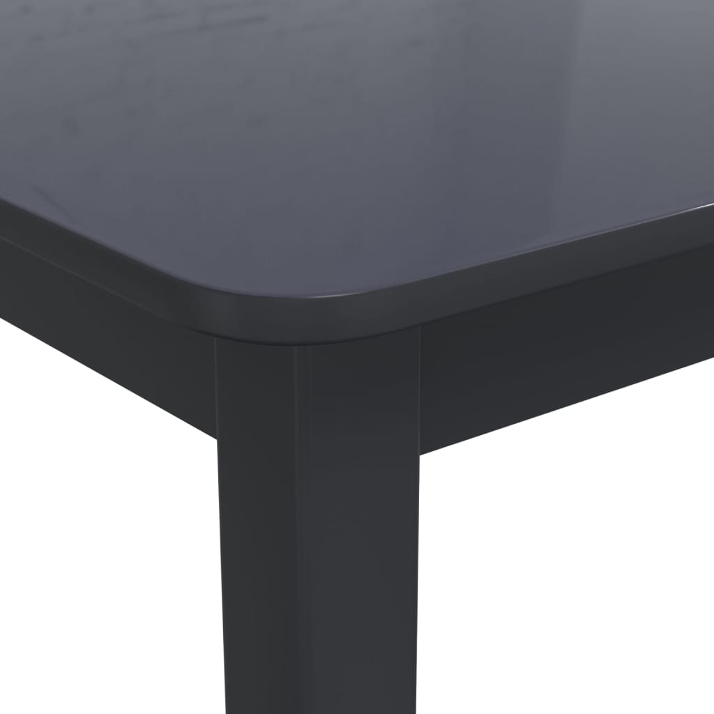 Spisebord Svart 114X71X75 Cm Heltre Gummitre
